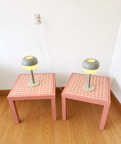 Ikea geometric beige - geometric, side/end
